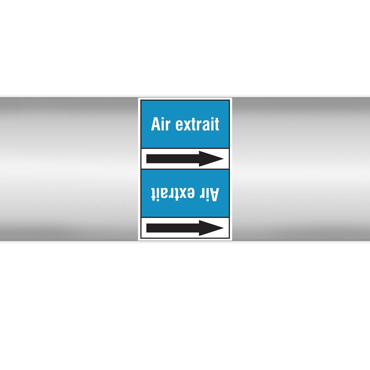 Marqueurs en rouleau continu, sans pictogramme - Air extrait (product francophone)