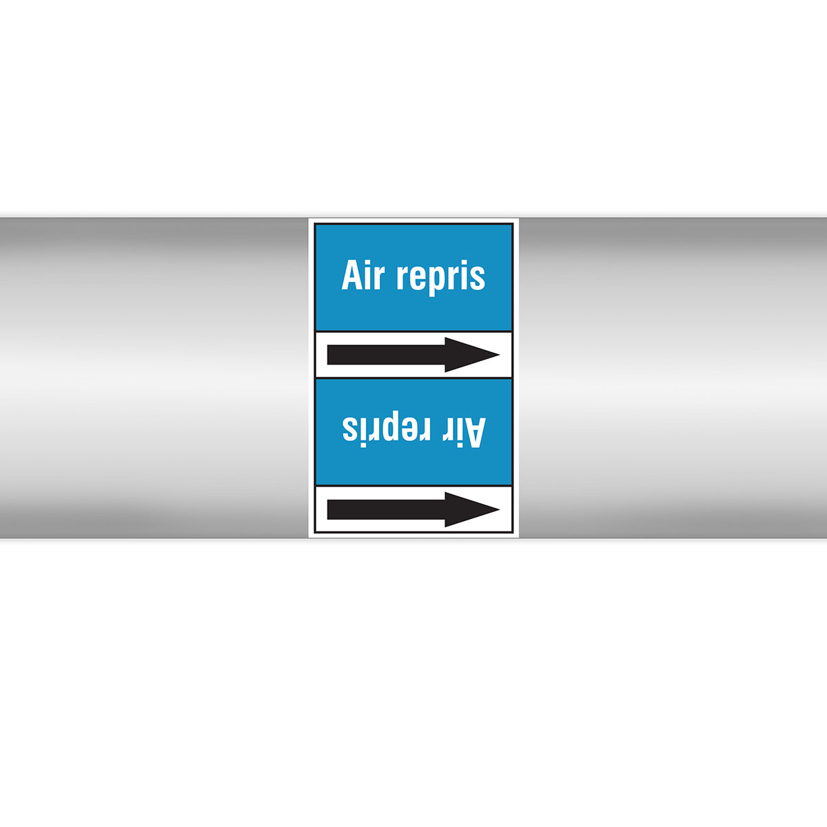 Marqueurs en rouleau continu, sans pictogramme - Air repris (product francophone)