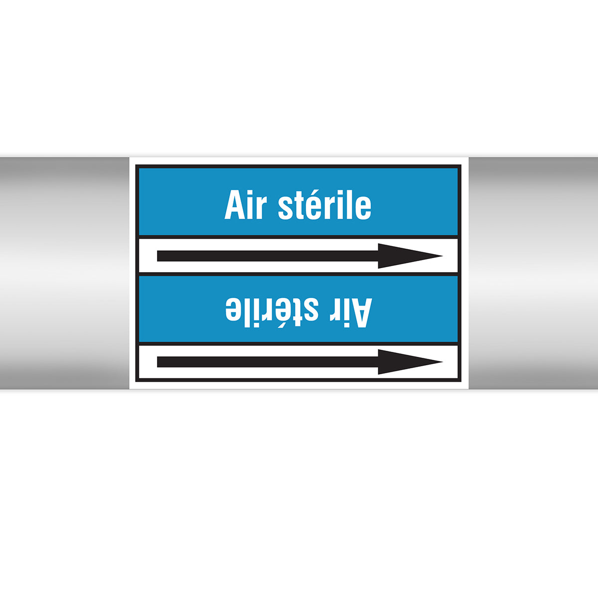 Marqueurs en rouleau continu, sans pictogramme - Air sterile (product francophone)