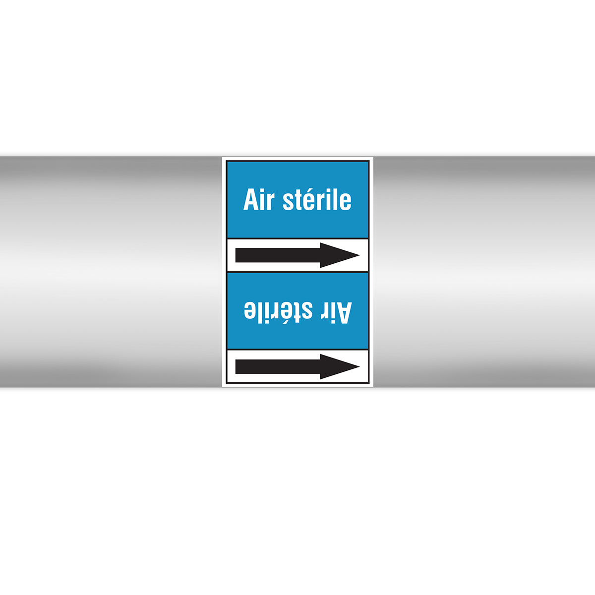Marqueurs en rouleau continu, sans pictogramme - Air sterile (product francophone)