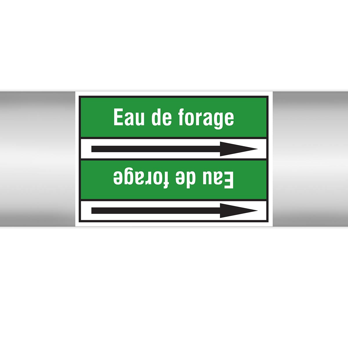 Marqueurs en rouleau continu, sans pictogramme - Eau de forage (produit francophone)