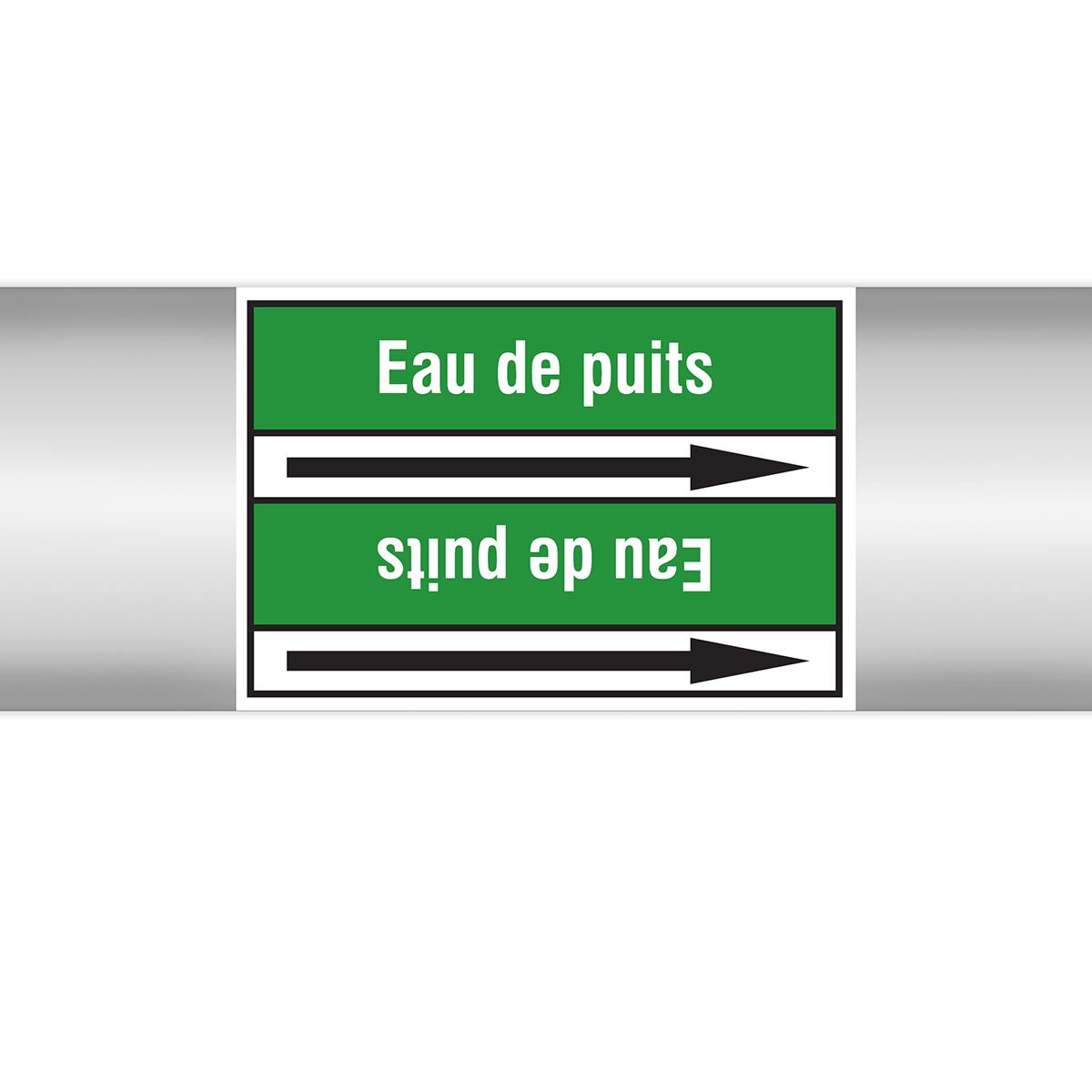 Marqueurs en rouleau continu, sans pictogramme - Eau de puits (produit francophone)