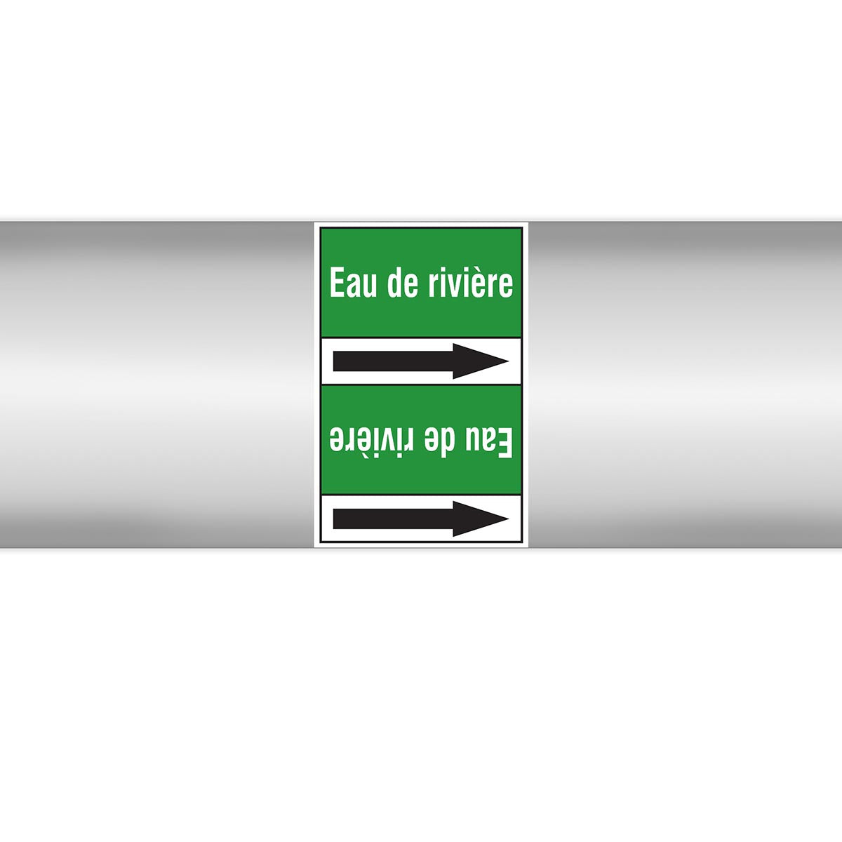 Marqueurs en rouleau continu, sans pictogramme - Eau de rivière (produit francophone)