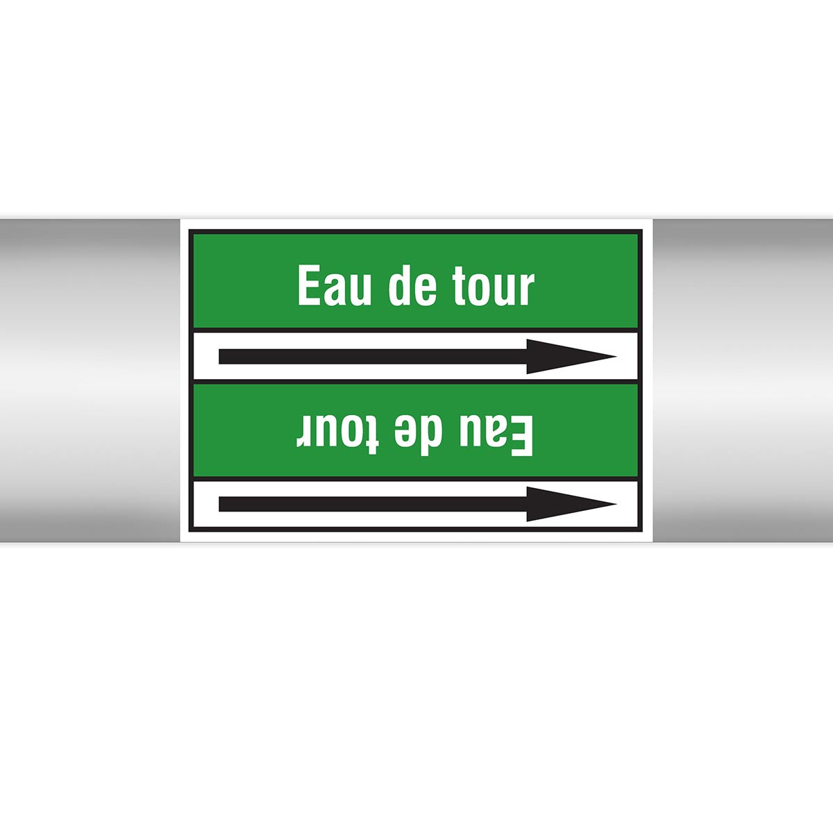 Marqueurs en rouleau continu, sans pictogramme - Eau de tour (product francophone)