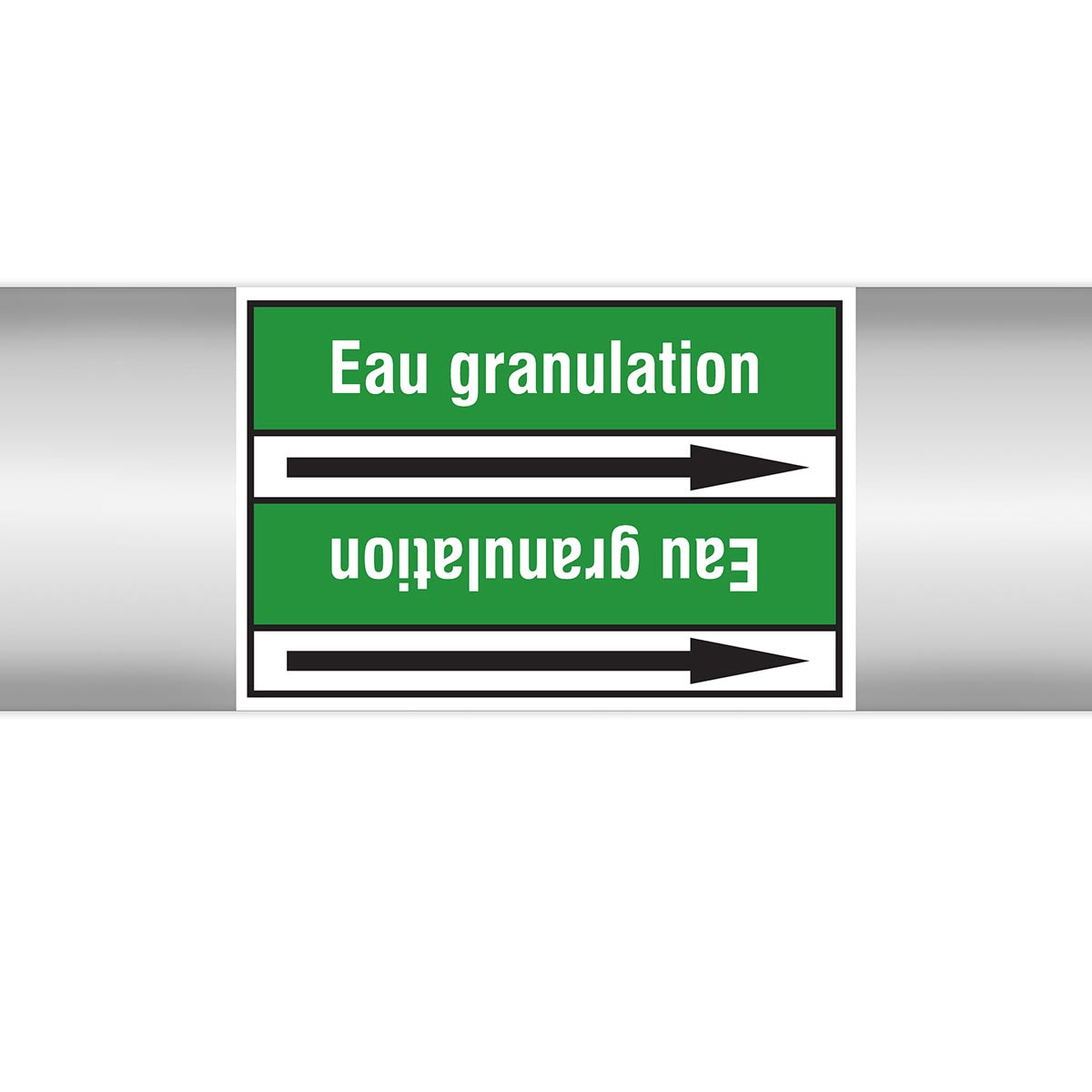 Marqueurs en rouleau continu, sans pictogramme - Eau granulation (product francophone)