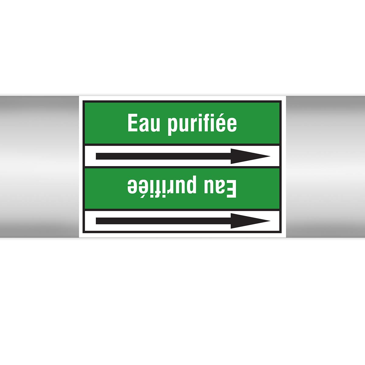 Marqueurs en rouleau continu, sans pictogramme - Eau purifiée (produit francophone)