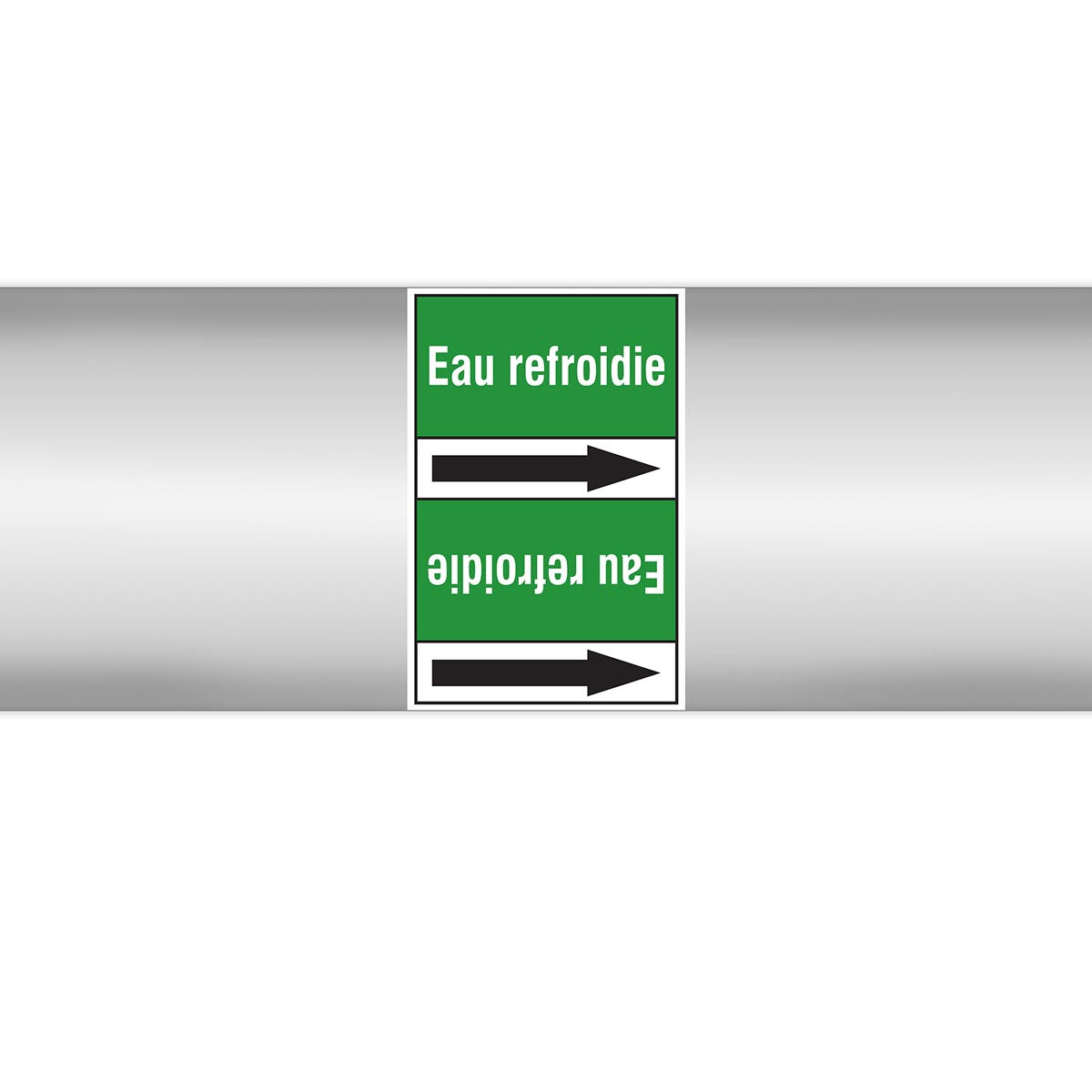 Marqueurs en rouleau continu, sans pictogramme - Eau refroidie (produit francophone)