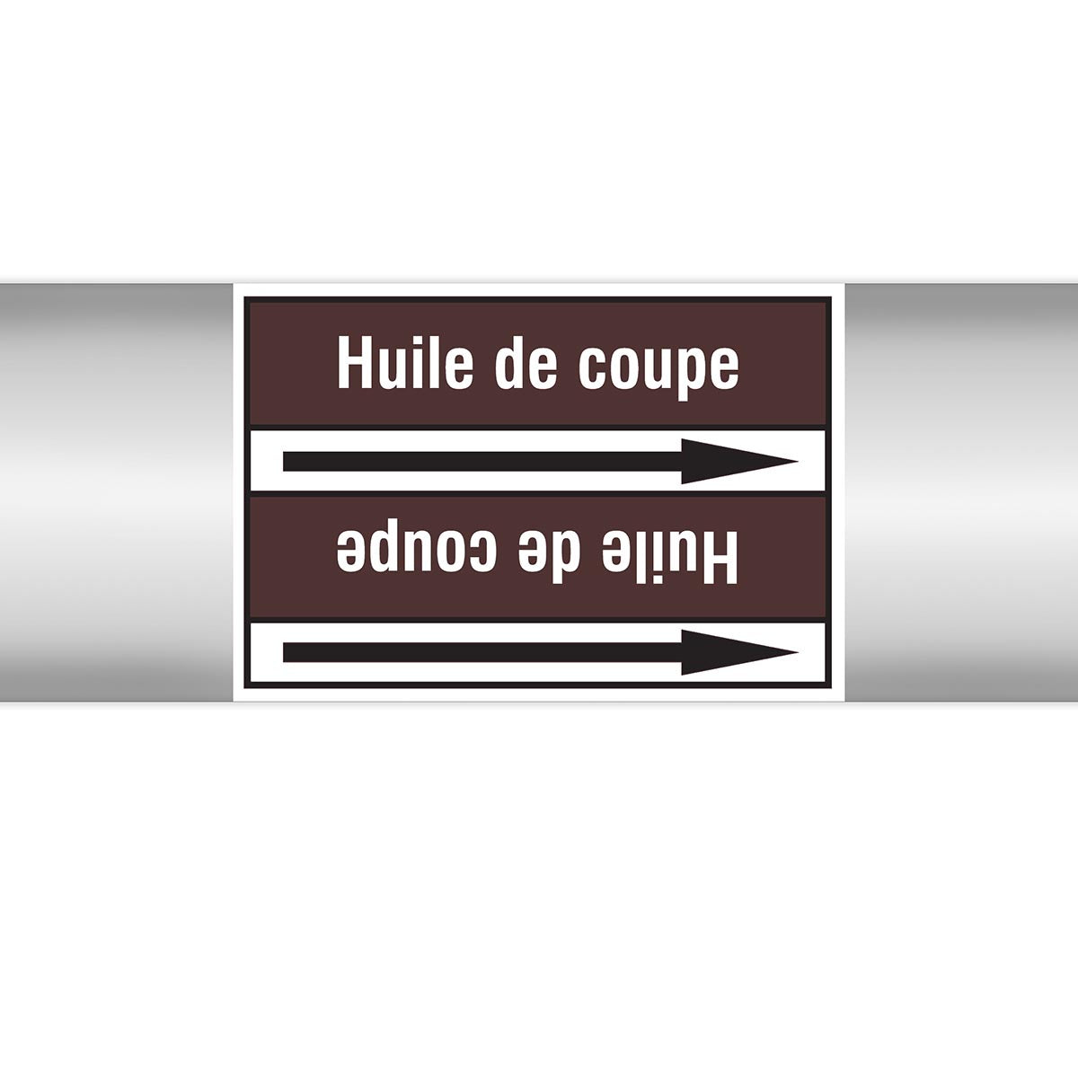 Marqueurs en rouleau continu, sans pictogramme - Huile de coupe (product francophone)