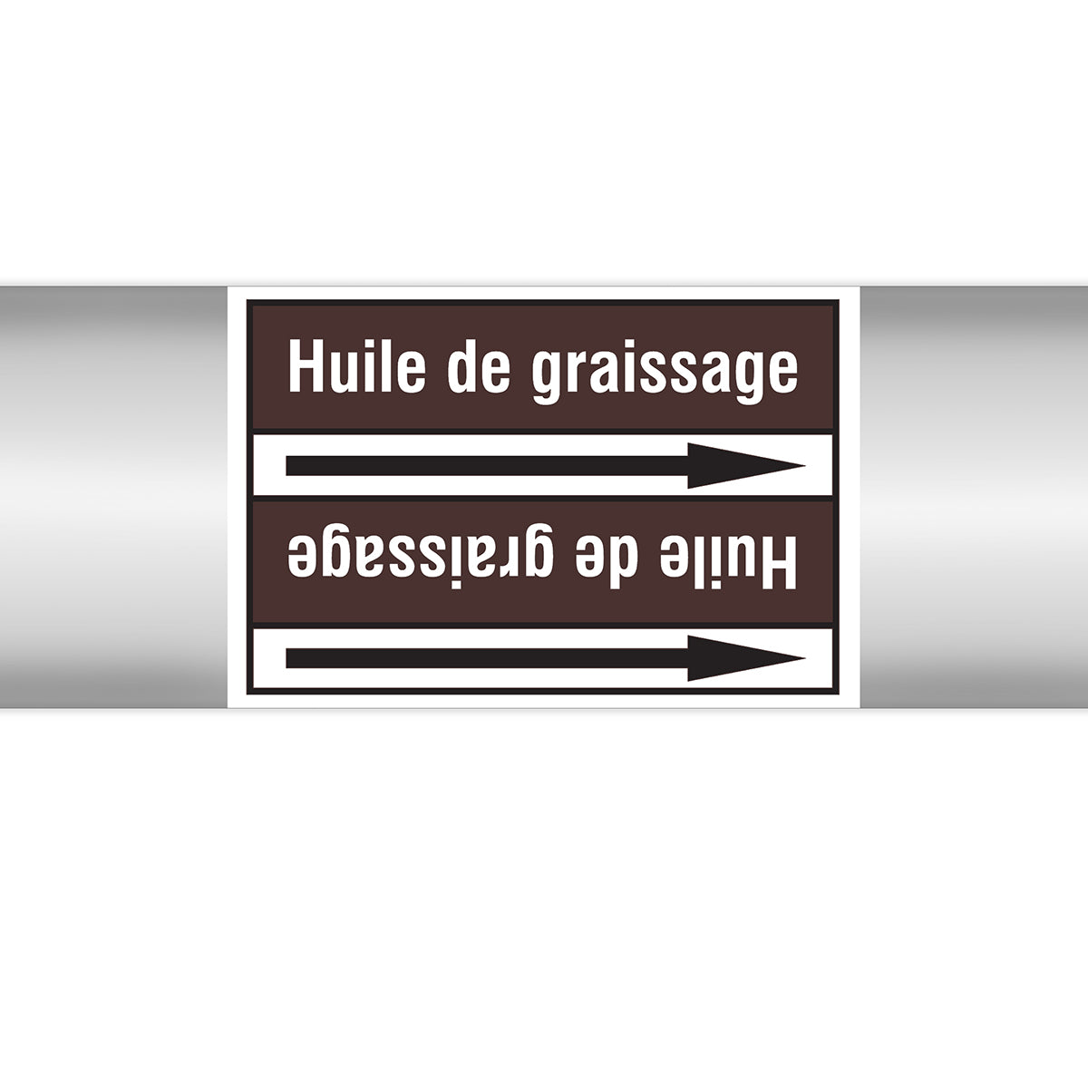 Marqueurs en rouleau continu, sans pictogramme - Huile de graissage (produit francophone)