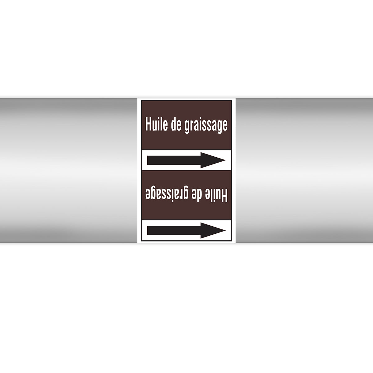 Marqueurs en rouleau continu, sans pictogramme - Huile de graissage (produit francophone)