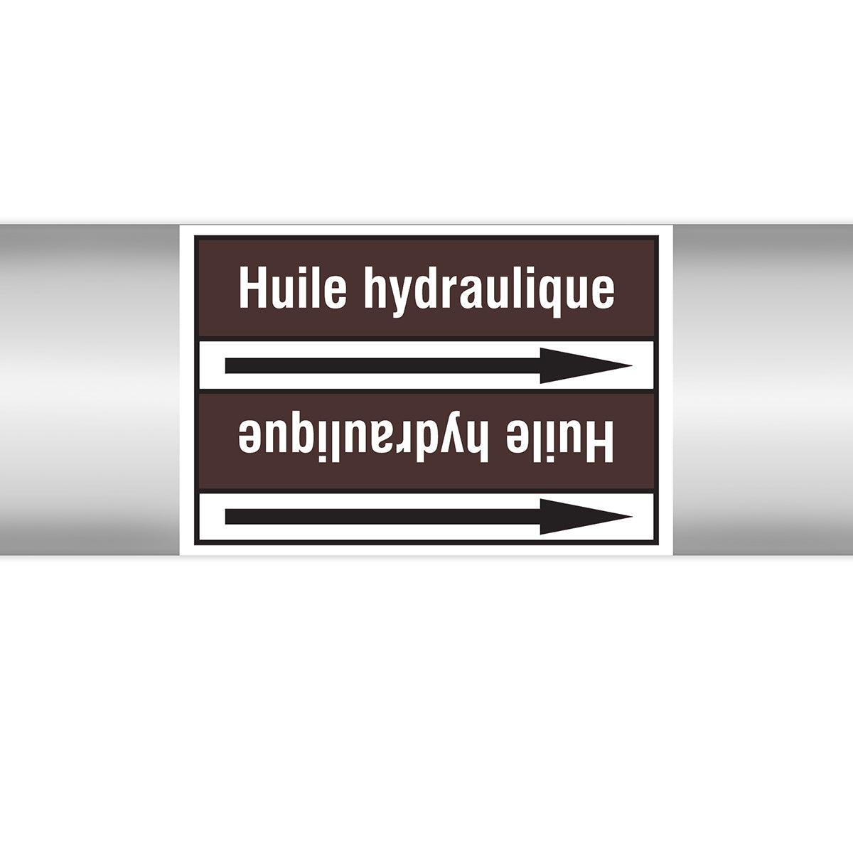 Marqueurs en rouleau continu, sans pictogramme - Huile hydraulique (produit francophone)