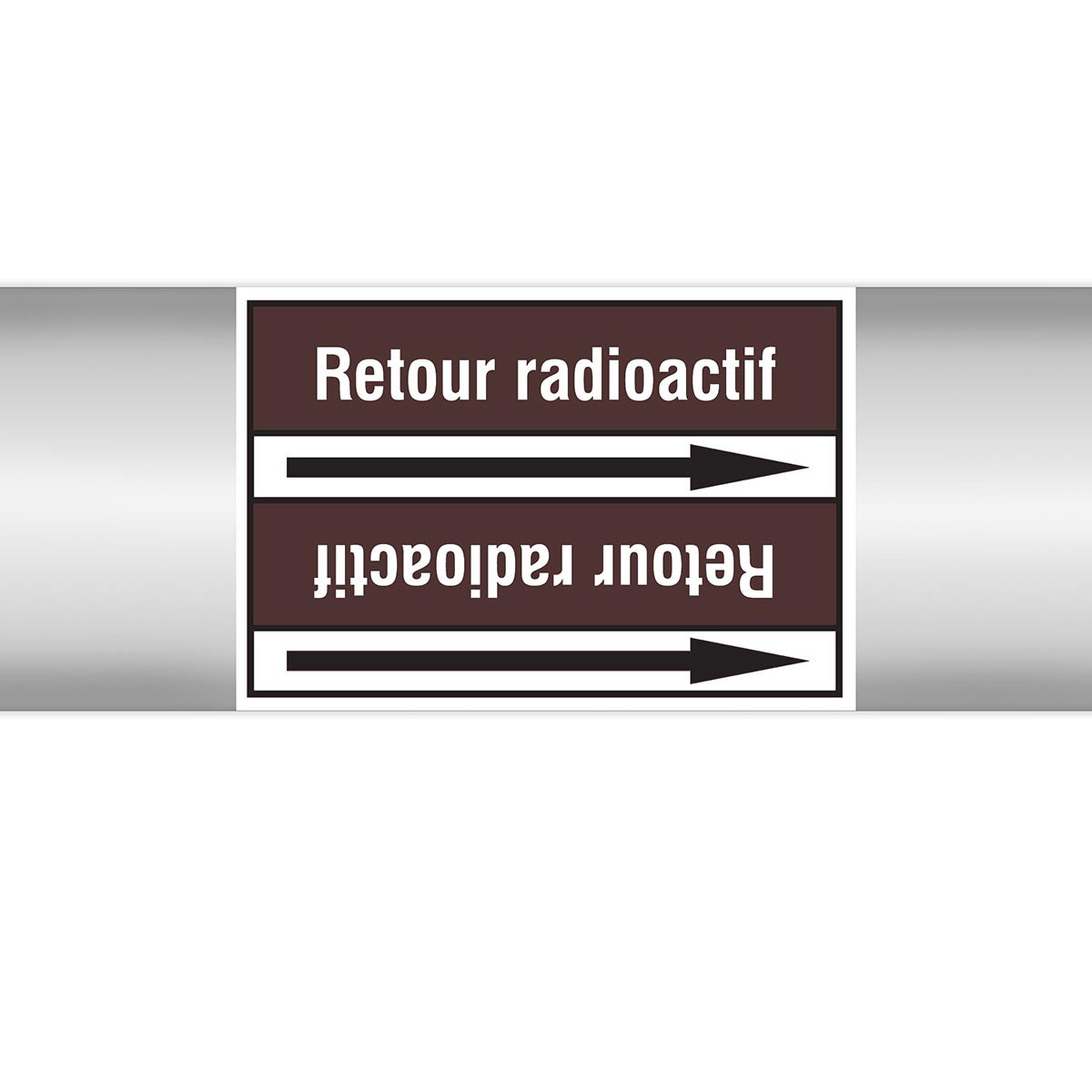 Marqueurs en rouleau continu, sans pictogramme - Return radioactif (produit francophone)