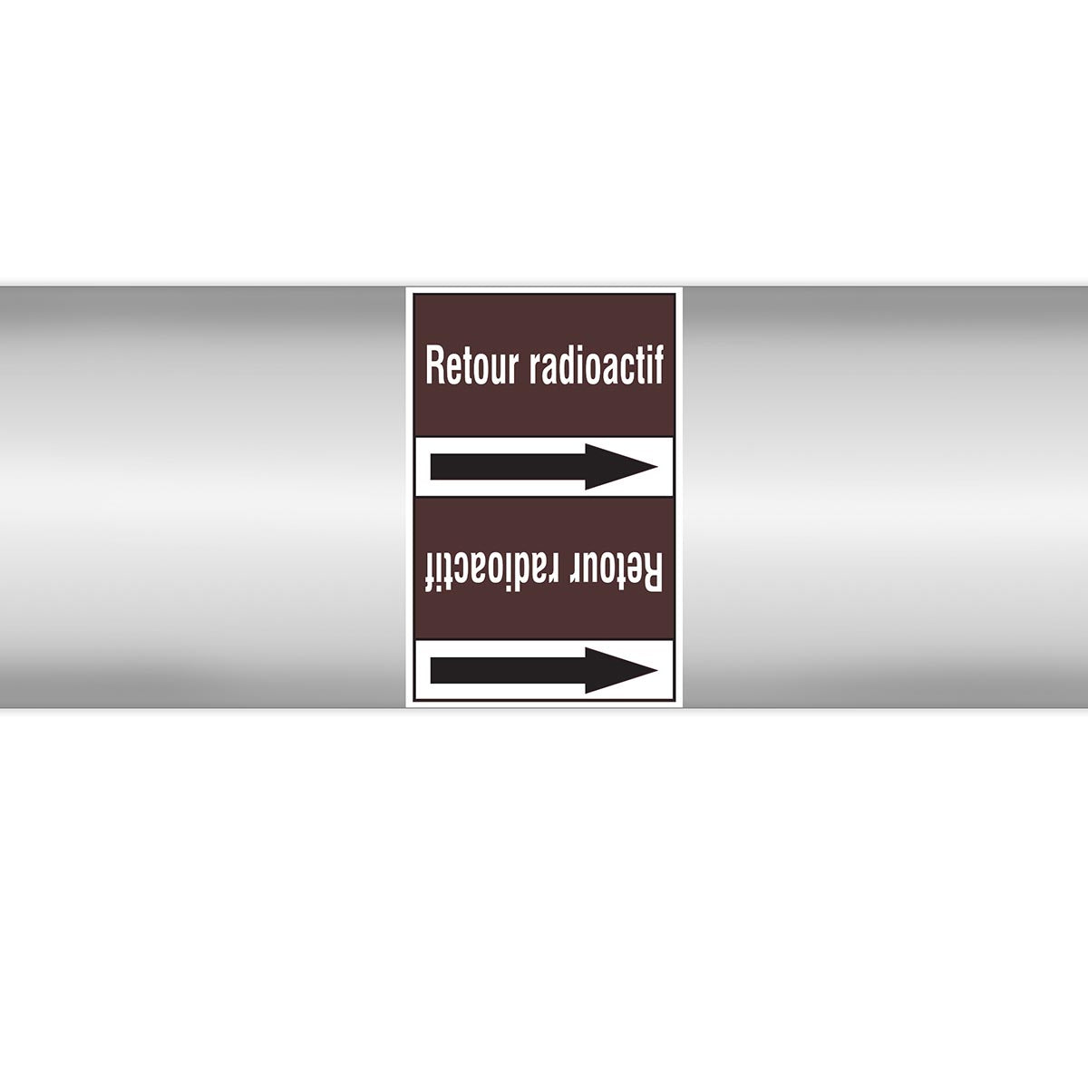 Marqueurs en rouleau continu, sans pictogramme - Return radioactif (produit francophone)