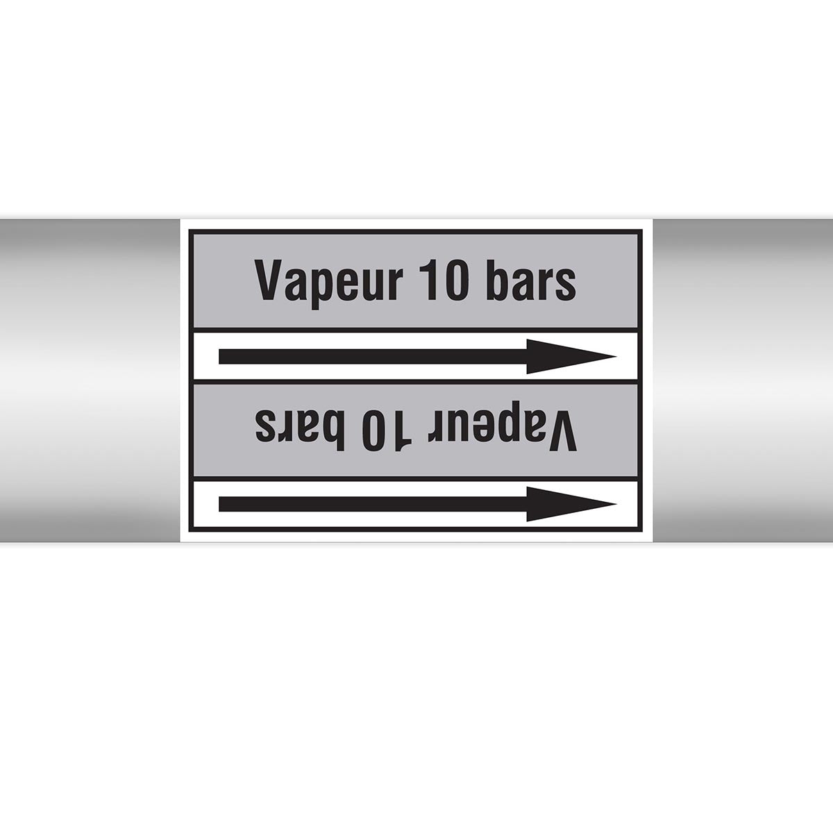Marqueurs en rouleau continu, sans pictogramme - Vapeur 10 bars (product francophone)