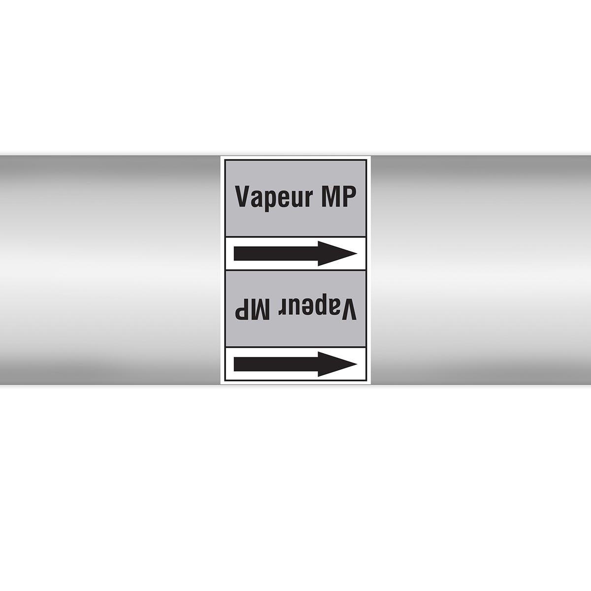 Marqueurs en rouleau continu, sans pictogramme - Vapeur MP (product francophone)