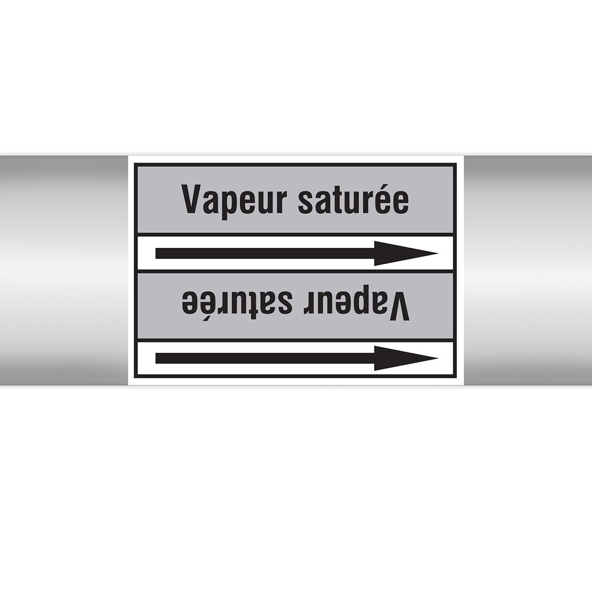 Marqueurs en rouleau continu, sans pictogramme - Vapeur saturée (produit francophone)