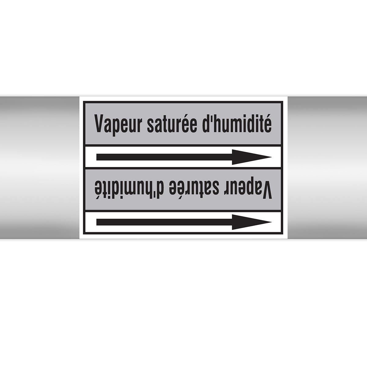 Marqueurs en rouleau continu, sans pictogramme - Vapeur saturée d'humidité (produit francophone)
