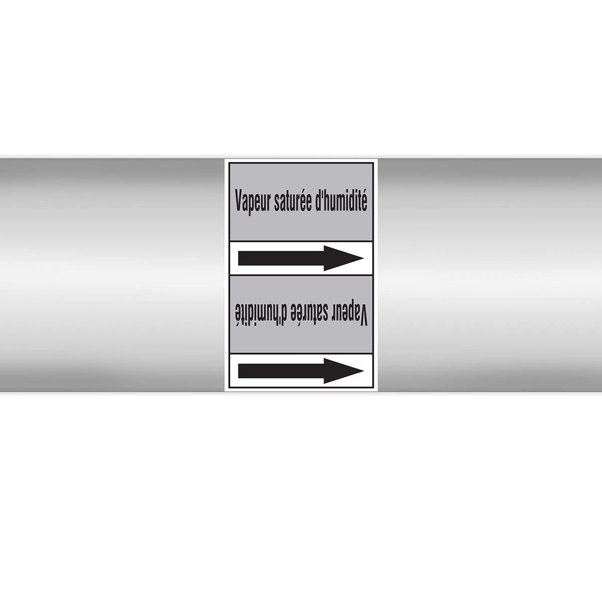 Marqueurs en rouleau continu, sans pictogramme - Vapeur saturée d'humidité (produit francophone)