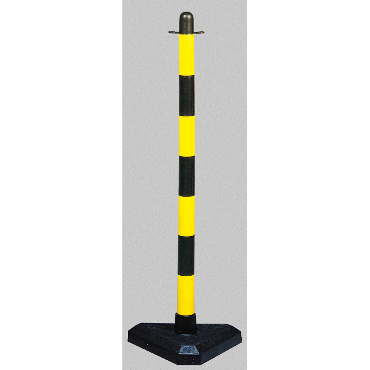 Sperrpfosten & Dreieckiger Kunststofffuß