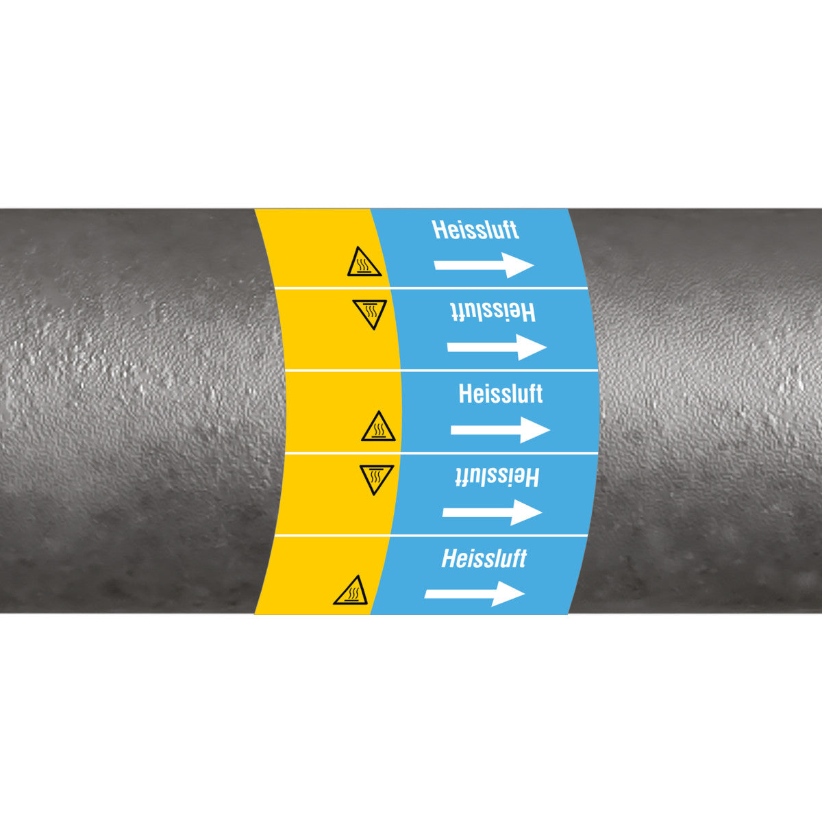 ISO 20560 Pipe Markers - Air