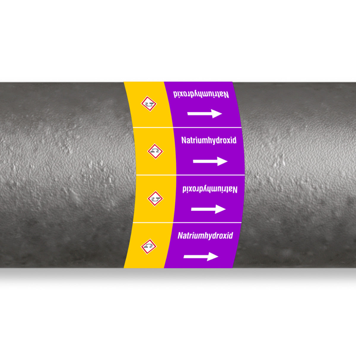 ISO 20560 Pipe markers - alkalis