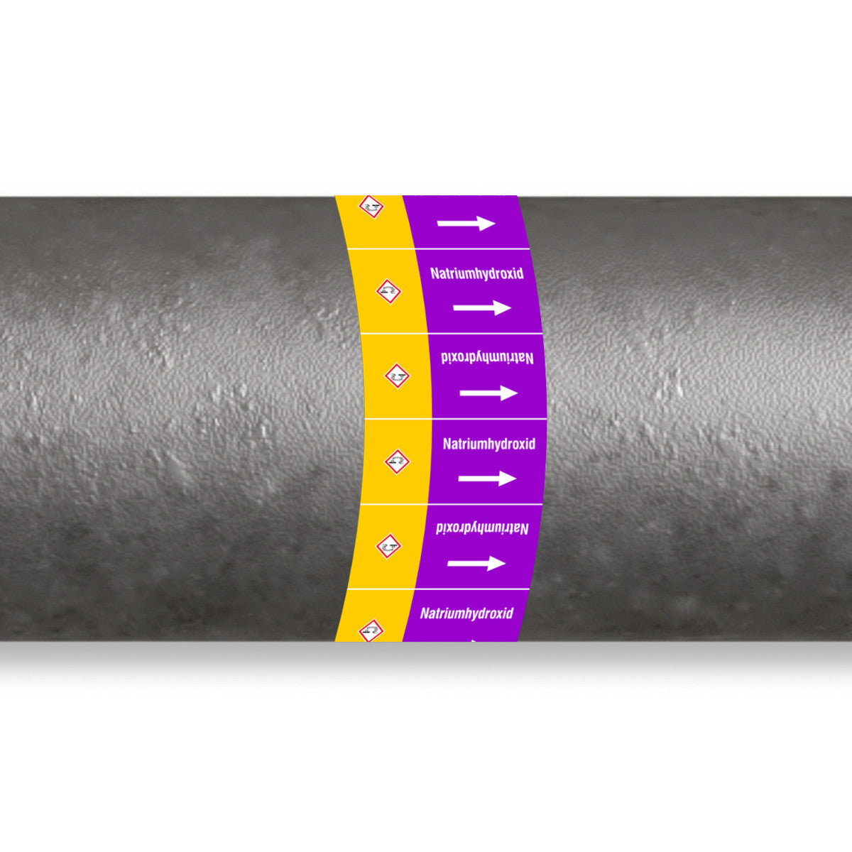 ISO 20560 Pipe markers - alkalis