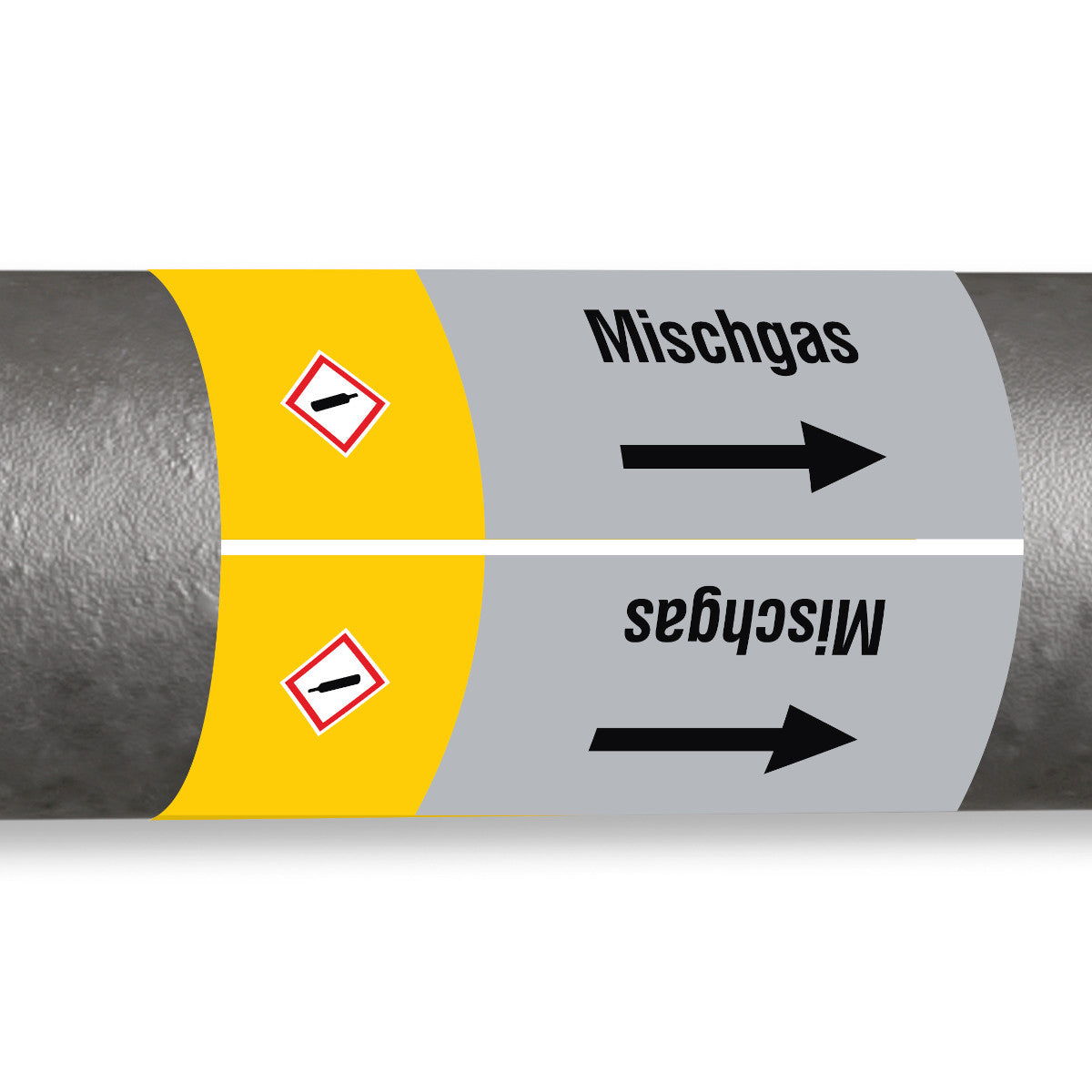 ISO 20560 Pipe Markers - Gas