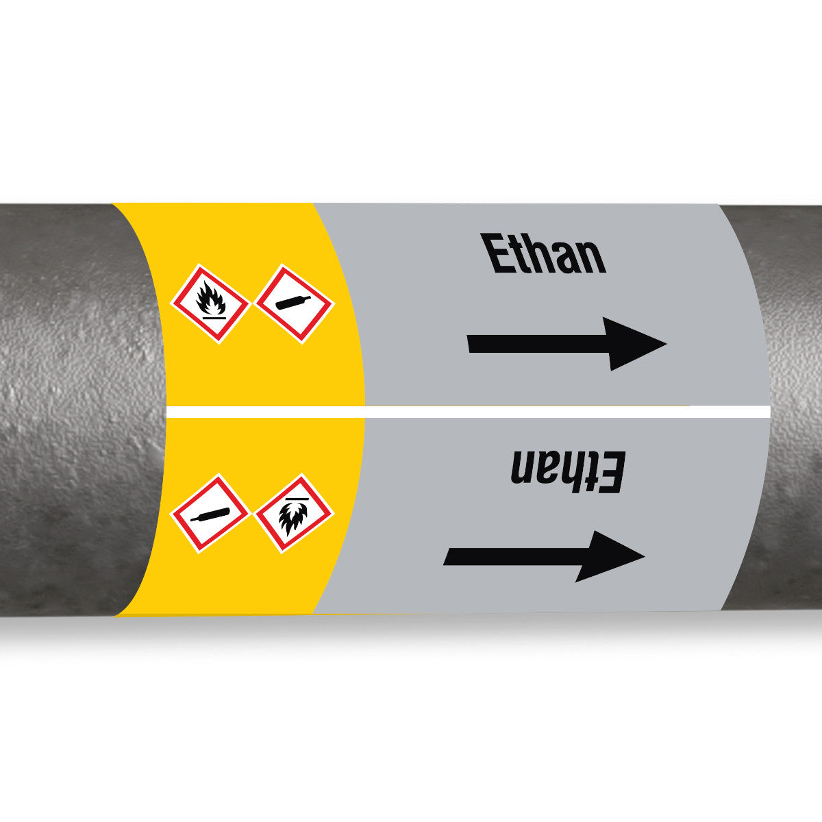 ISO 20560 Pipe Markers - Gas