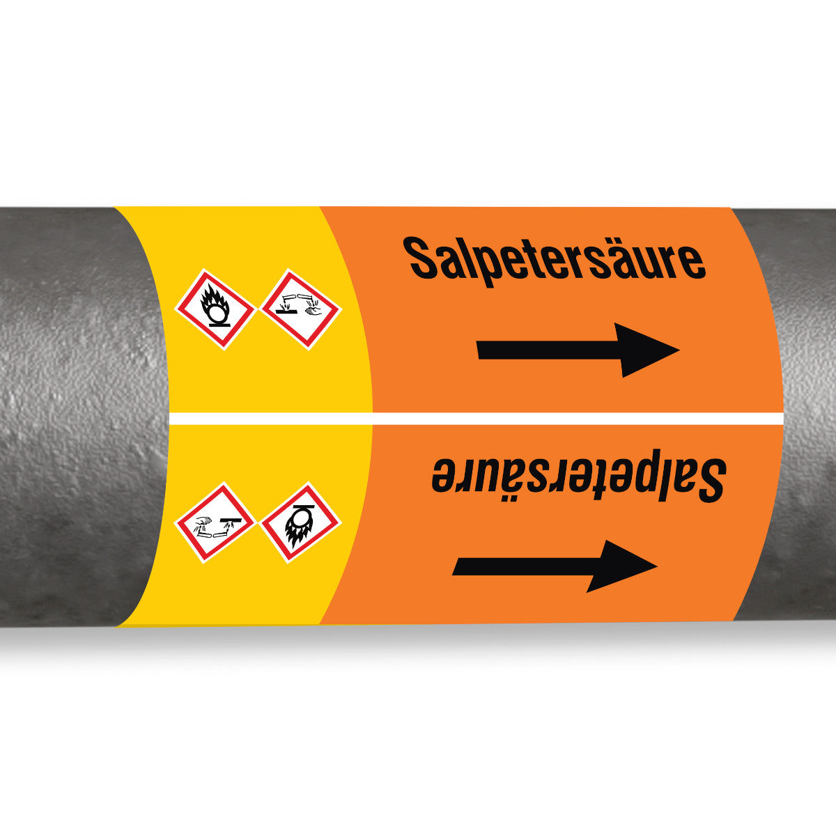 ISO 20560 Pipe markers - Acids
