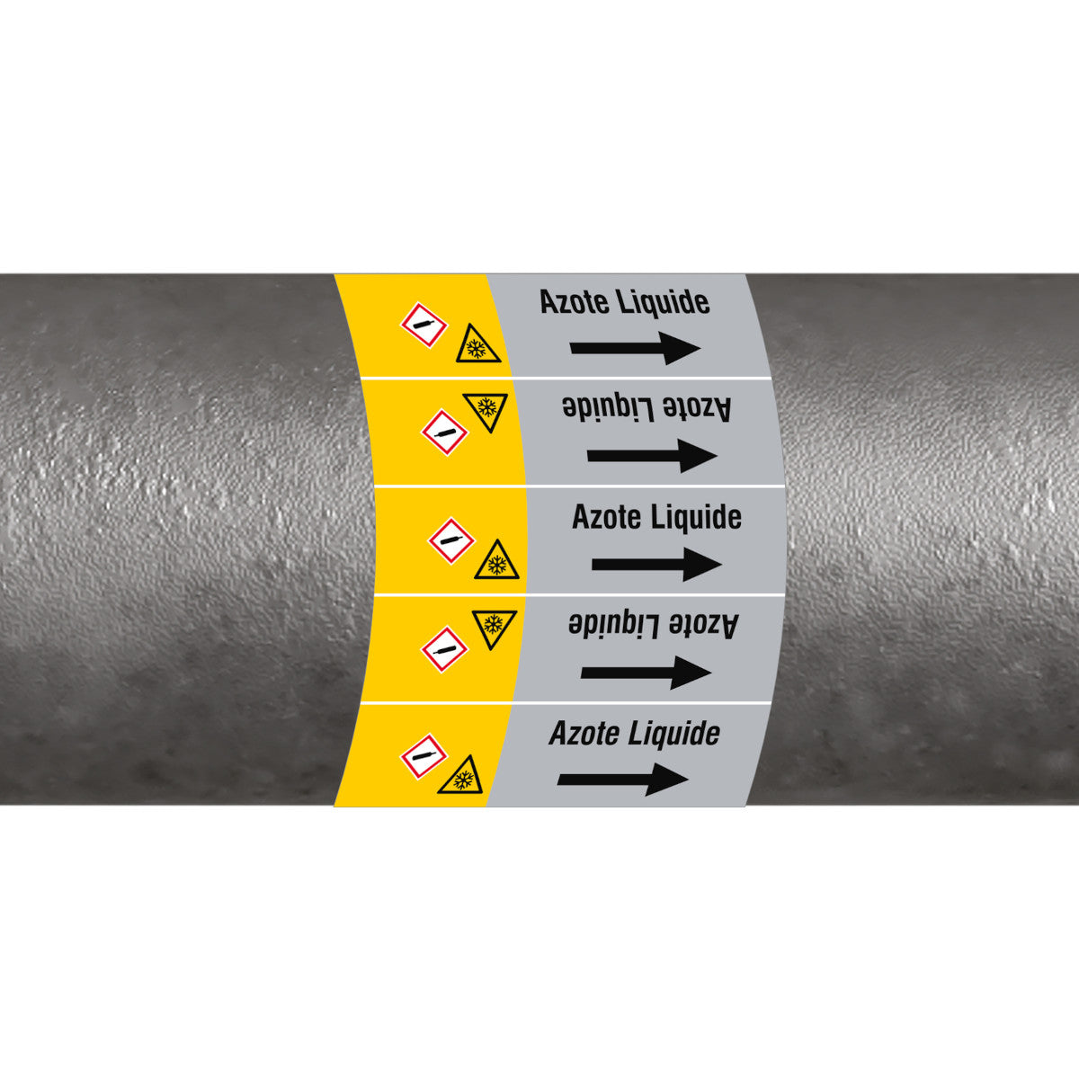 ISO 20560 Pipe Markers - Gas