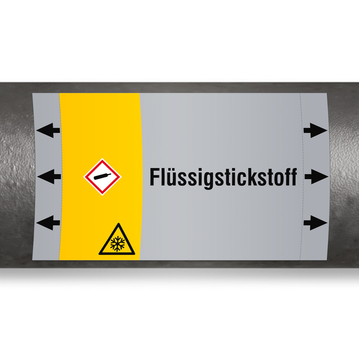 ISO 20560 Pipe Markers - Gas