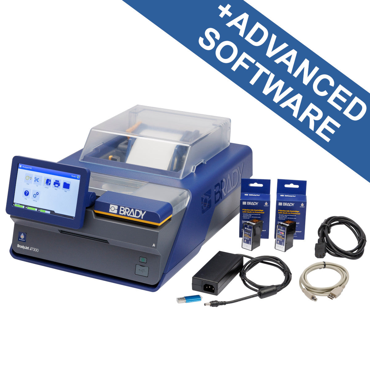 BradyJet™ J7300 Farbetikettendrucker, WLAN, EU + Brady Workstation-Suite