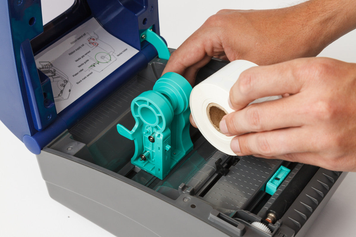 BBP12 Etikettendrucker 300 dpi - EU mit Schneider, Rollenhalter und Brady Workstation-Suite