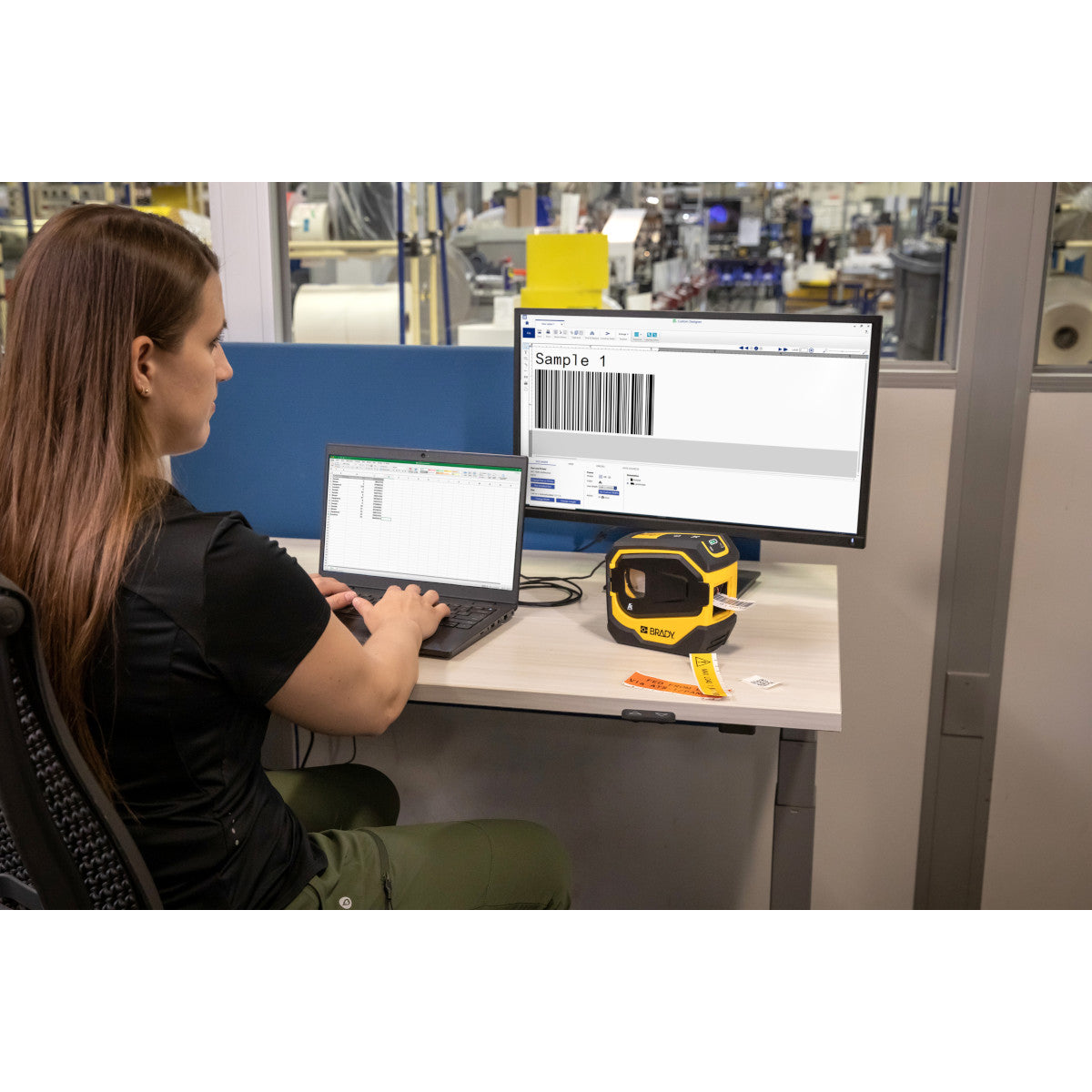 M511 Etikettendrucker mit Brady Workstation-Suite - EMEA