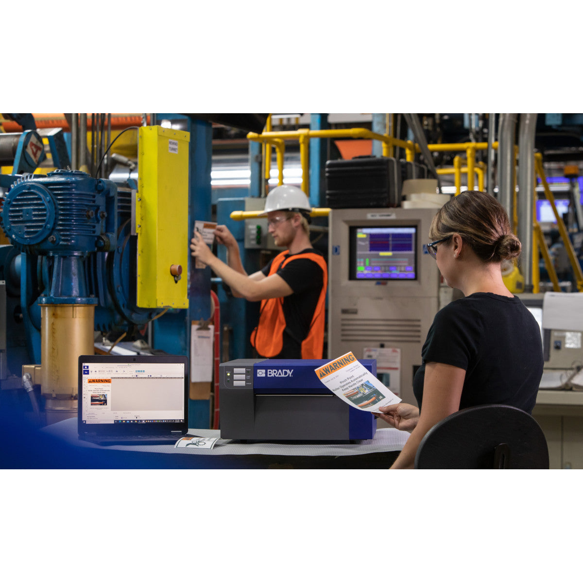 BradyJet J4000 Farbetikettendrucker EU + Brady Workstation-Suite