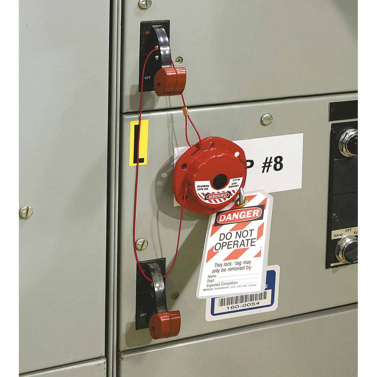 Mini - Kabelverriegelungssystem mit Nylonlkabel