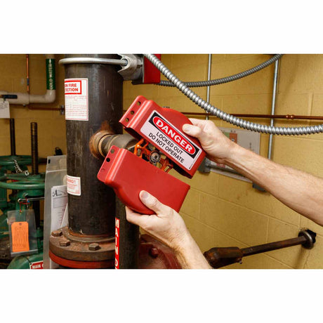 Verstellbares Blockiersystem für Durchgangsventile