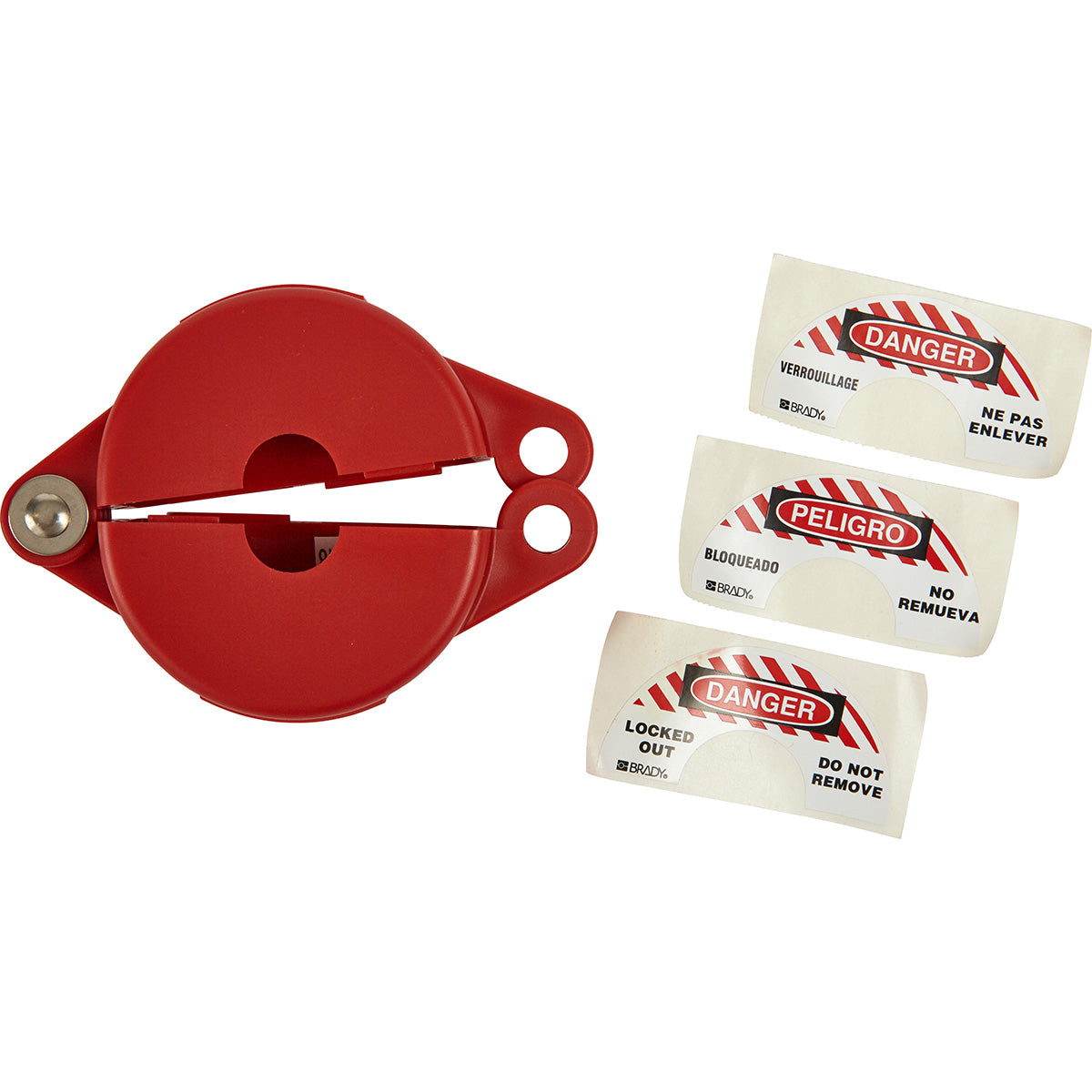 Brady-Absperrvorrichtungen für Durchgangsventile