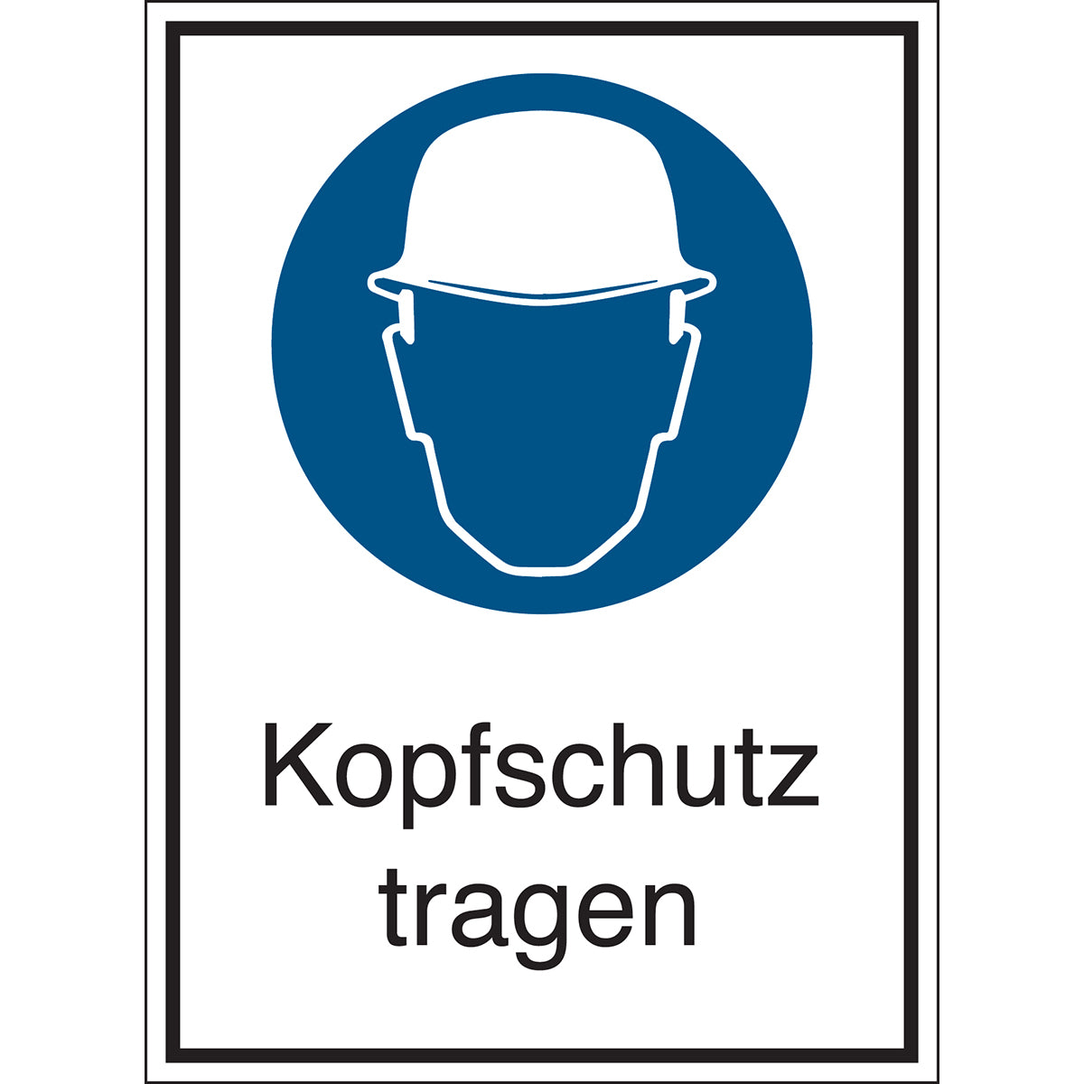 Mandatory signs - Wear head protection