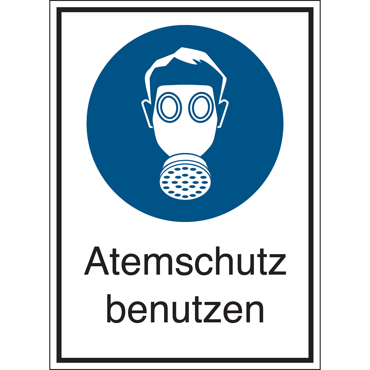 Gebotsschilder - Atemschutz benutzen