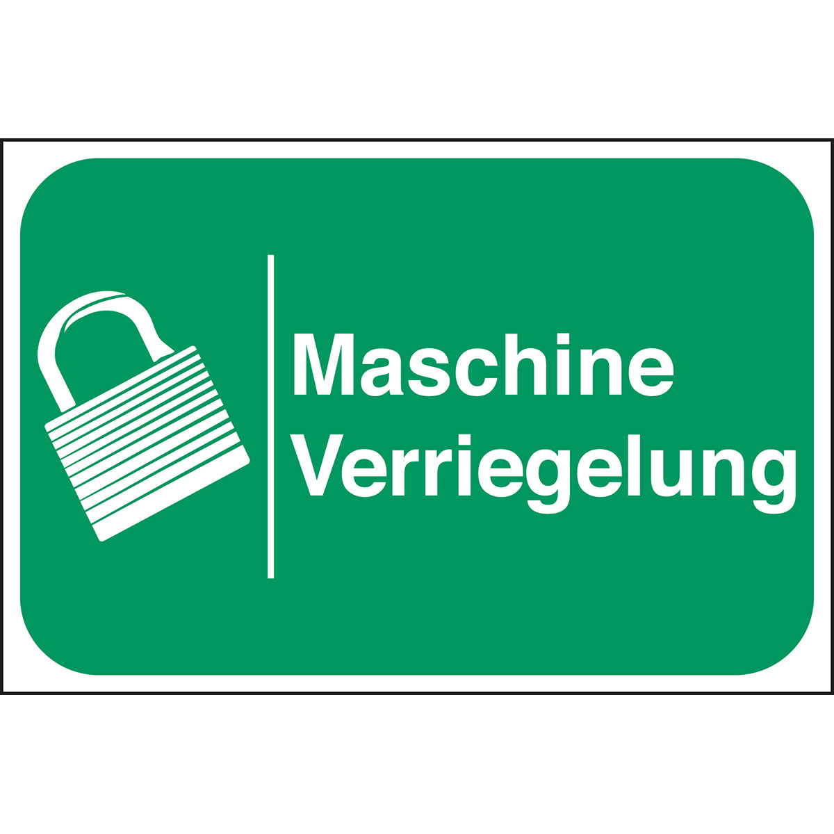 Maschinenkennzeichnung: selbstklebend