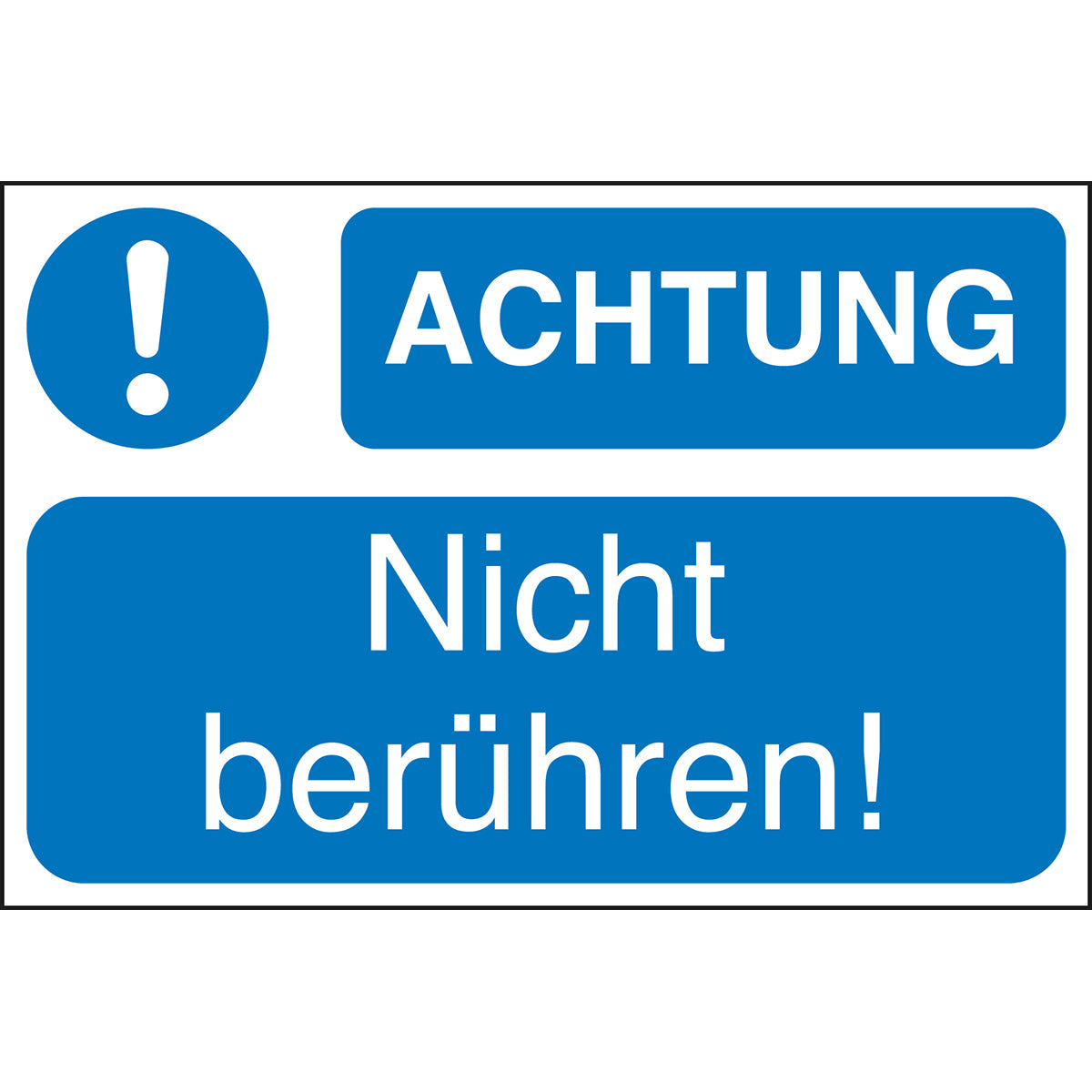 Maschinenkennzeichnung: selbstklebend