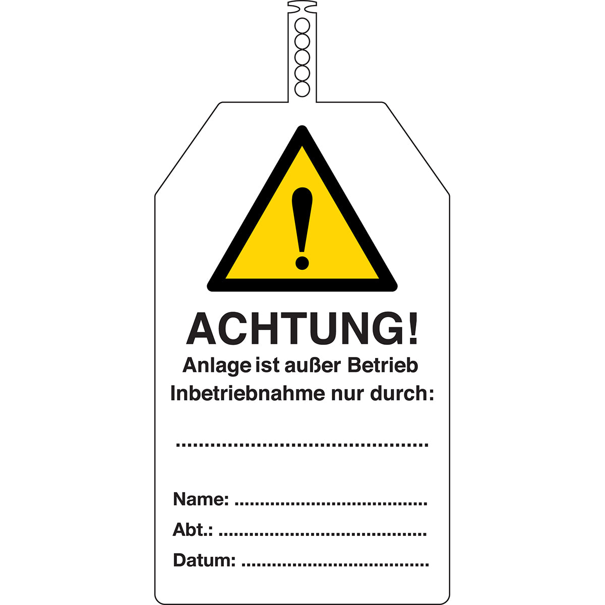 Sicherheitsanhänger