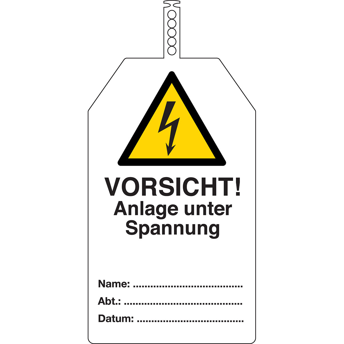 Sicherheitsanhänger