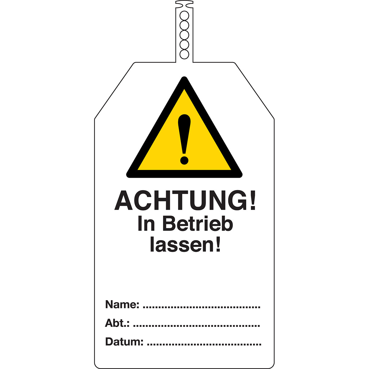 Sicherheitsanhänger