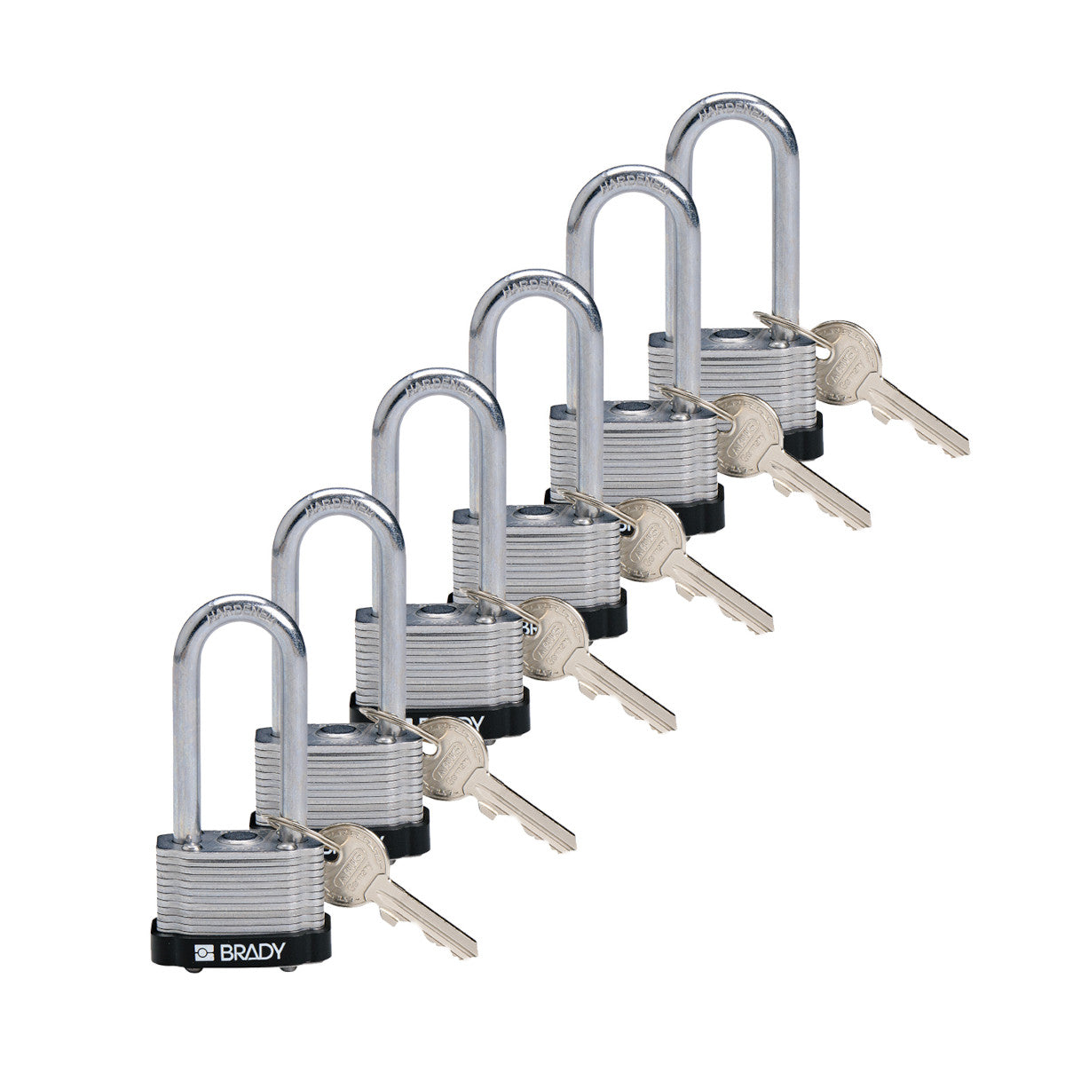 Laminierte Stahlvorhängeschlösser - mit Schliesszwang