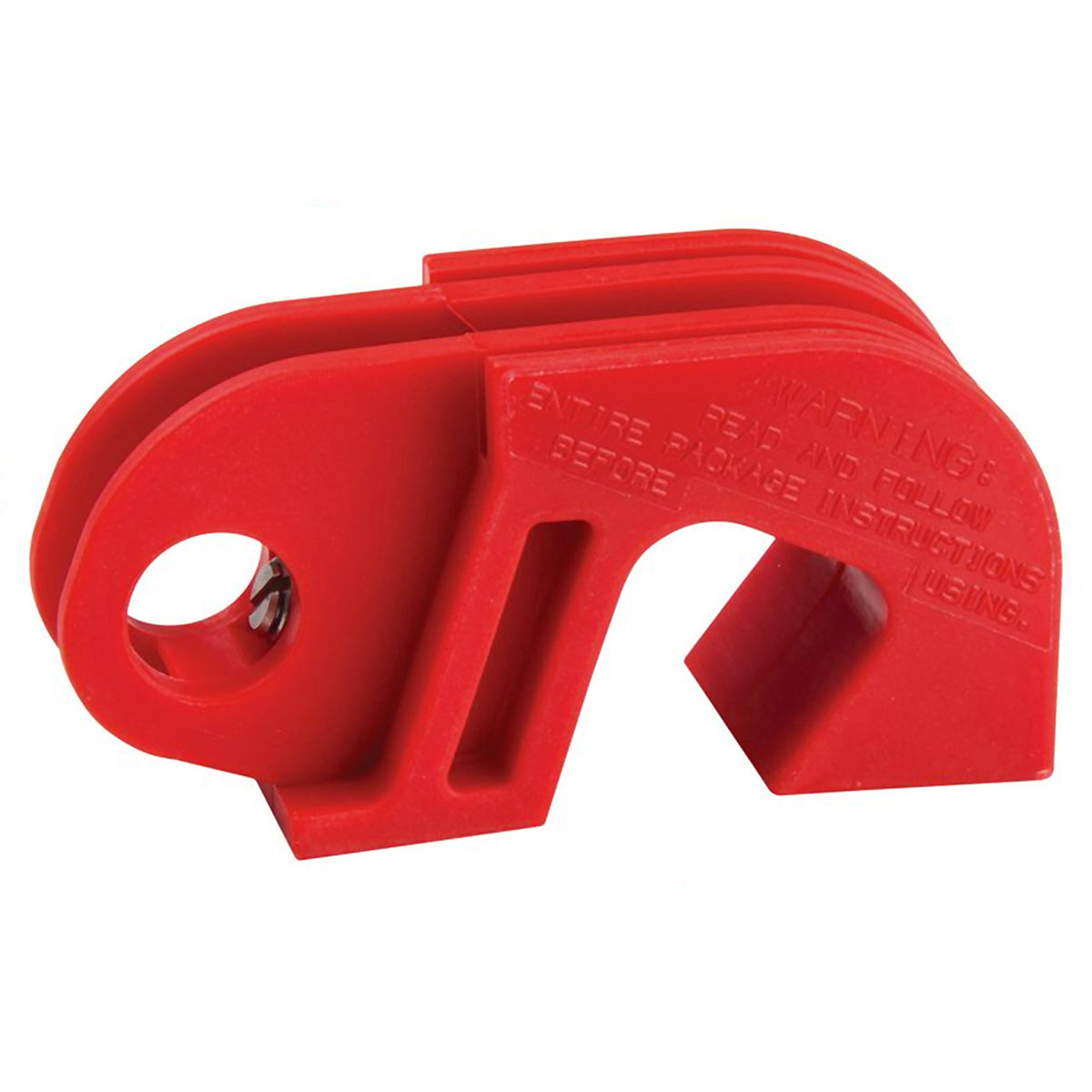 Compact locking system for circuit breakers