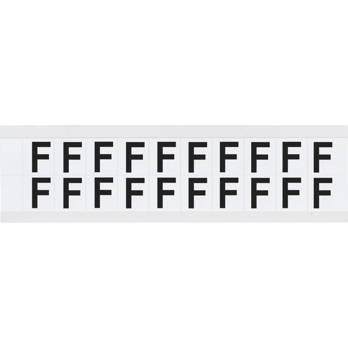 B-946 (Vinyl) für die Innen - und Aussenanwendung - Buchstaben auf Karte - F