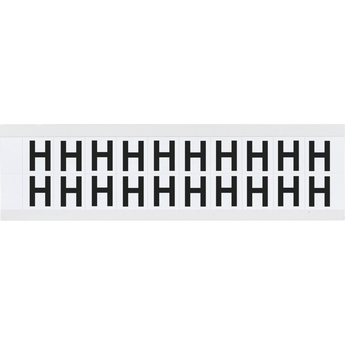 B-946 (Vinyl) für die Innen - und Aussenanwendung - Buchstaben auf Karte - H
