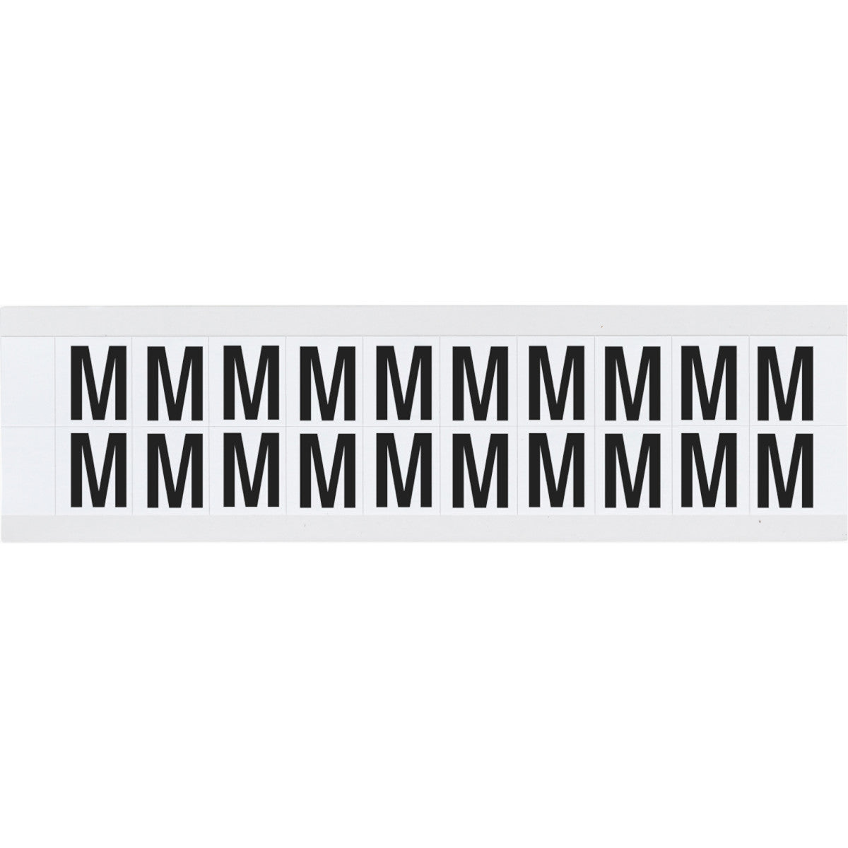 B-946 (Vinyl) für die Innen - und Aussenanwendung - Buchstaben auf Karte - M
